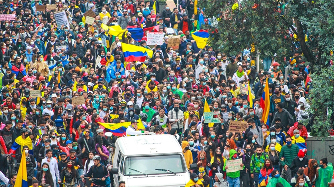 Kolombiya'da gösteriler: Devlet Başkanı muhalefetle görüşüyor