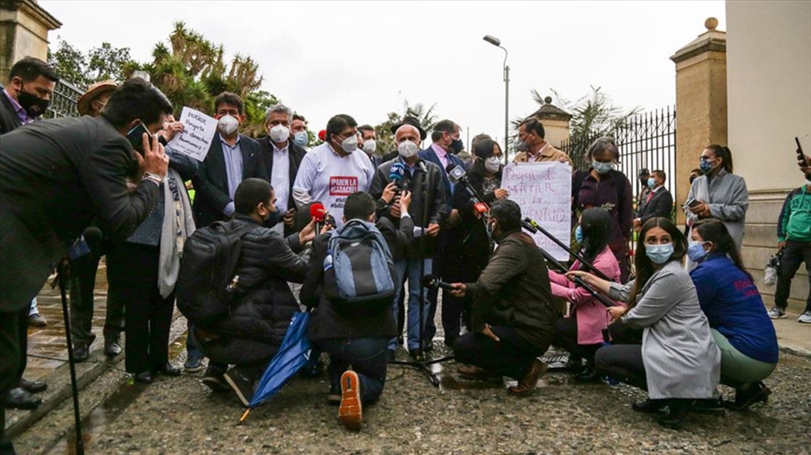Kolombiya'da gösteriler: Hükümet, Grev Komitesiyle görüşüyor