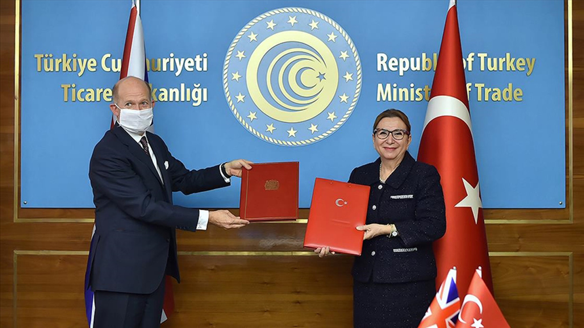 Türkiye ile İngiltere arasında Serbest Ticaret Anlaşması imzalandı